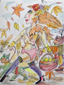 Idzie Jesień  / Inkografia A4  (1)
