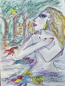 Zuzanna w kąpieli/ Inkografia A4