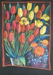 Kosmiczne tulipany / Oryginał 