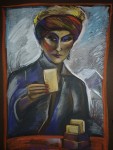 Piękna Wróżka – Autoportret Hanna Bakuła / Oryginał WŁASNOŚĆ PRYWATNA