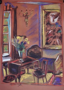 Pałac w Radziejowicach – salon / Oryginał 